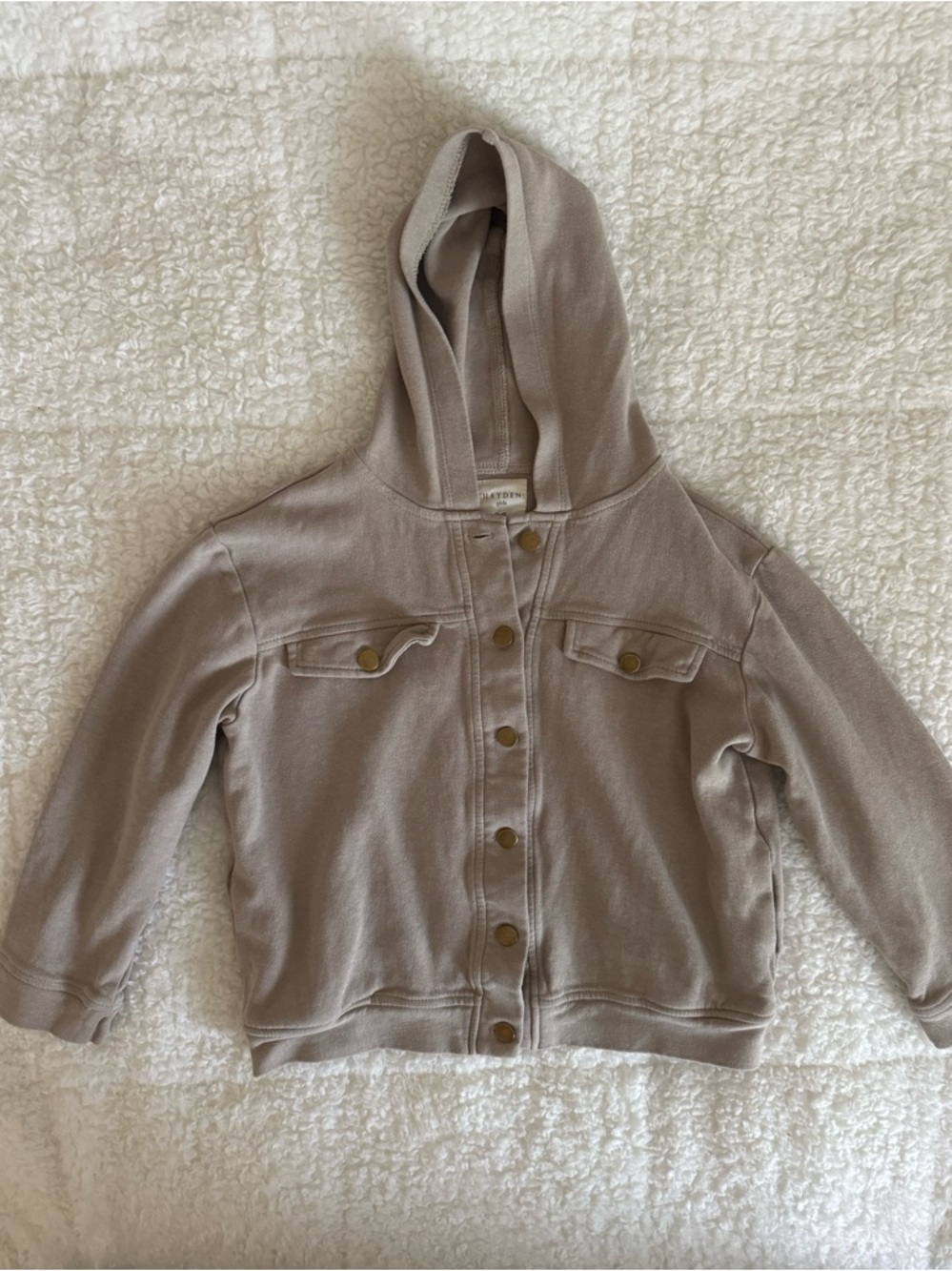 Hayden girls button jacket